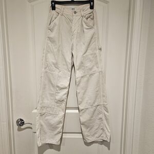 BDG/Urban Outfitters Corturoy Carpenter Cream Cargo Pants # 229-1
